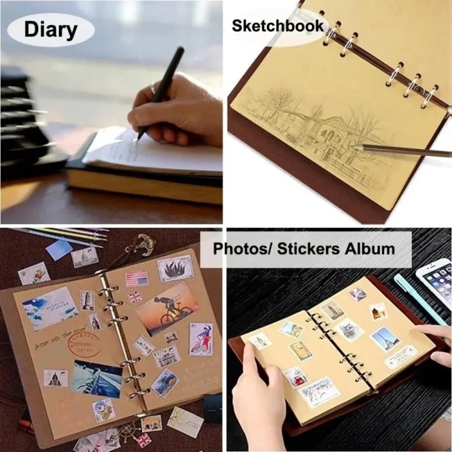 دفتر ملاحظات بتصميم رجعي