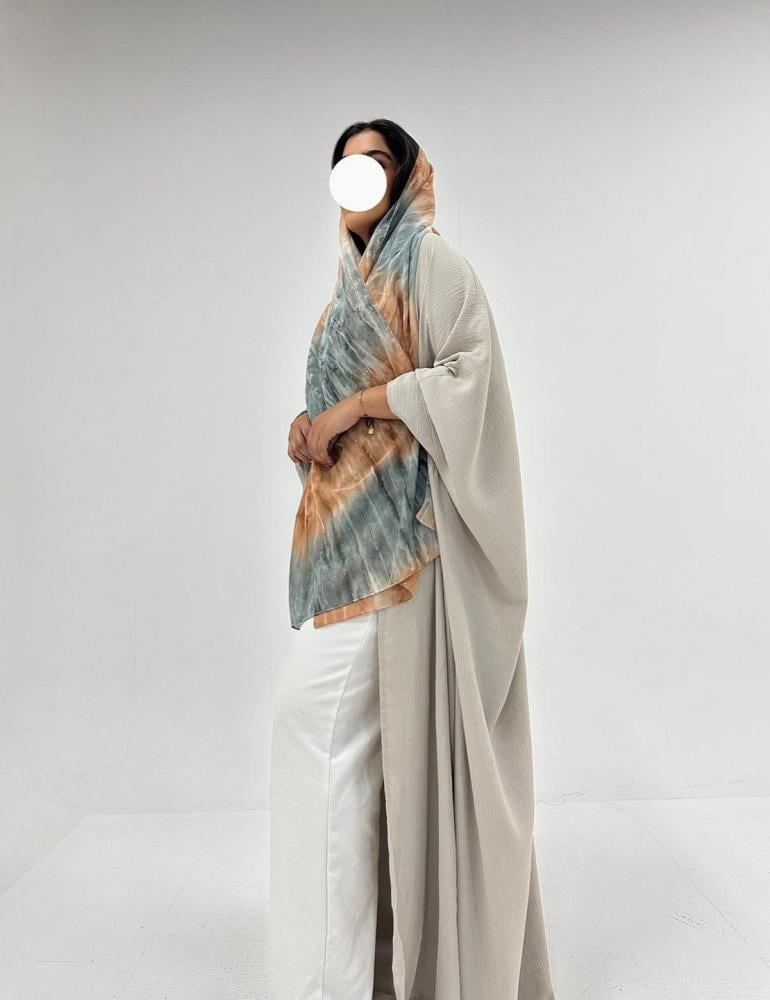 C.Y.P. cloak and patterned shawl