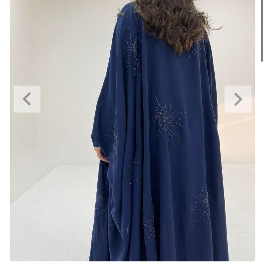 Dark brown cloak with stones