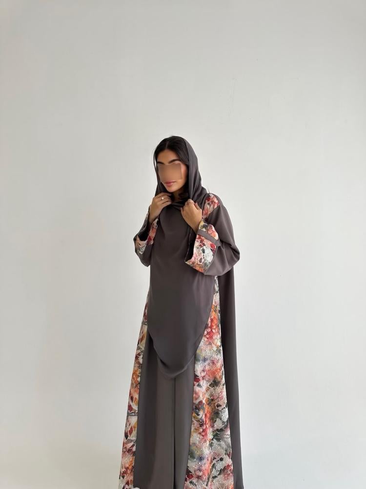عباية ريفانة الرماديه
