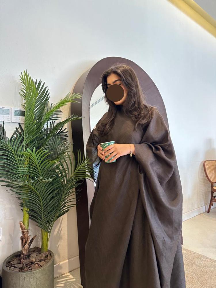 Linen cloak gray