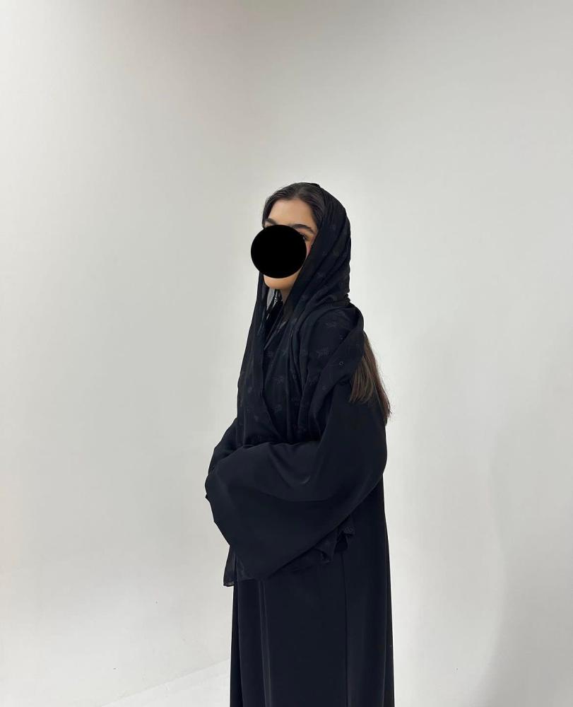 حرير اسود ستريت وطرحه مشجره
