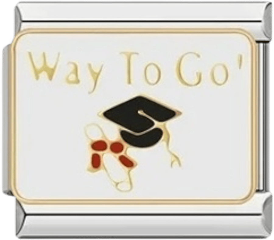 تشارمز فضي تخرج way to go