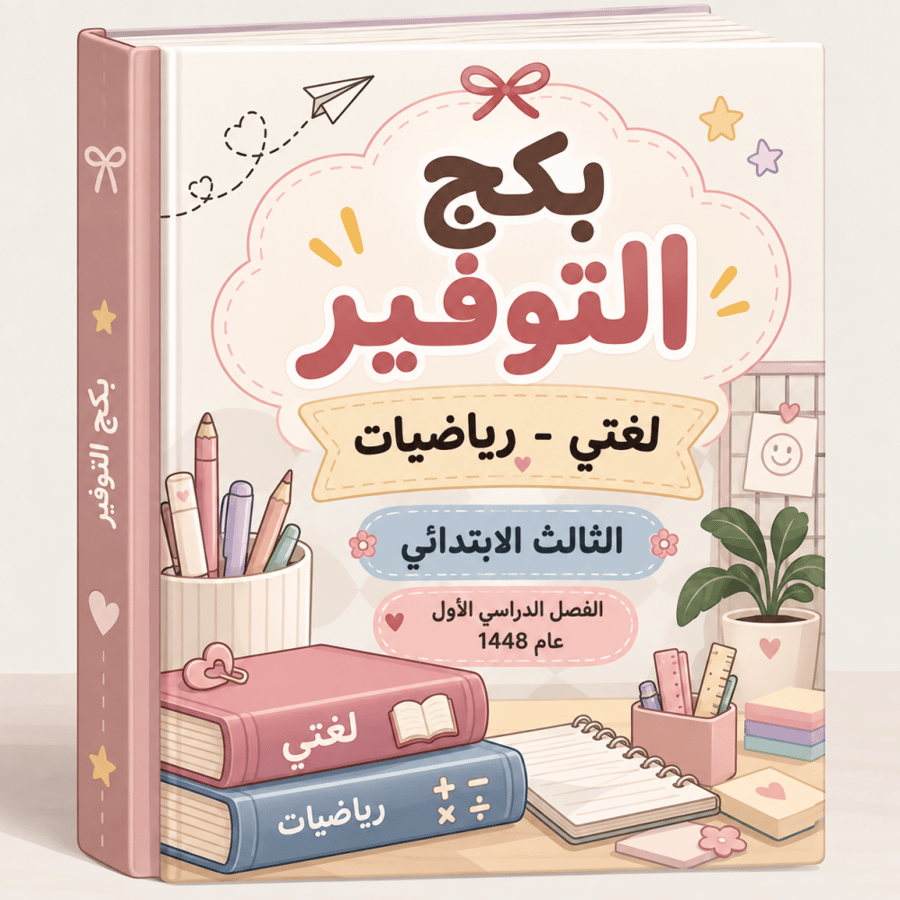 بكج التوفير ثالث ابتدائي - الفصل الدراسي 1448