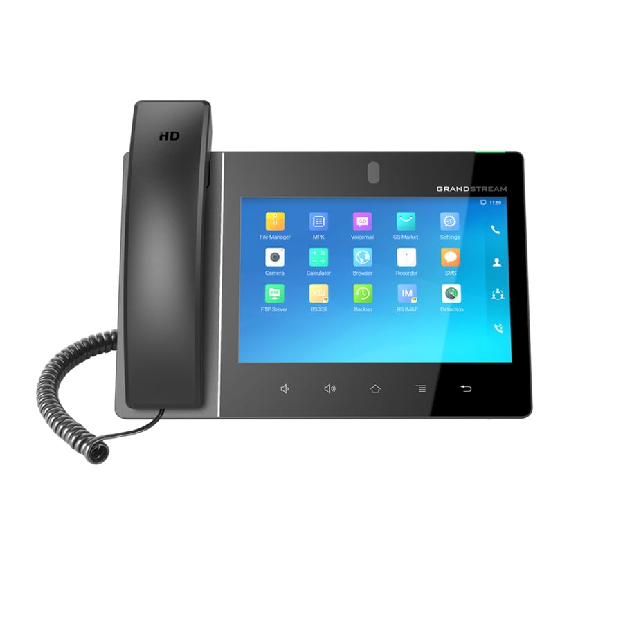 Grandstream GXV3480 هاتف فيديو IP يعمل بنظام Android بشاشة 8″ و16 خطًا