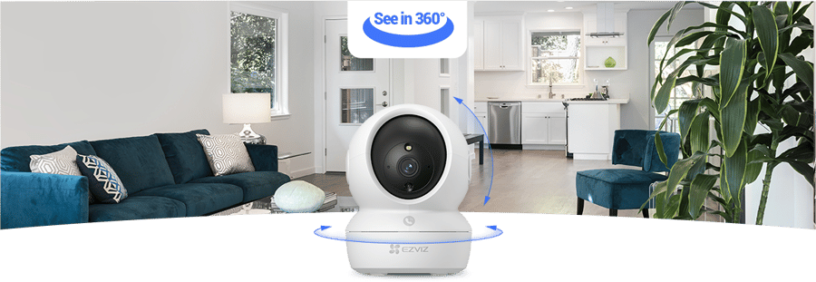 EZVIZ H6c Pro 4K – كاميرا مراقبة داخلية ذكية بدقة 4K
