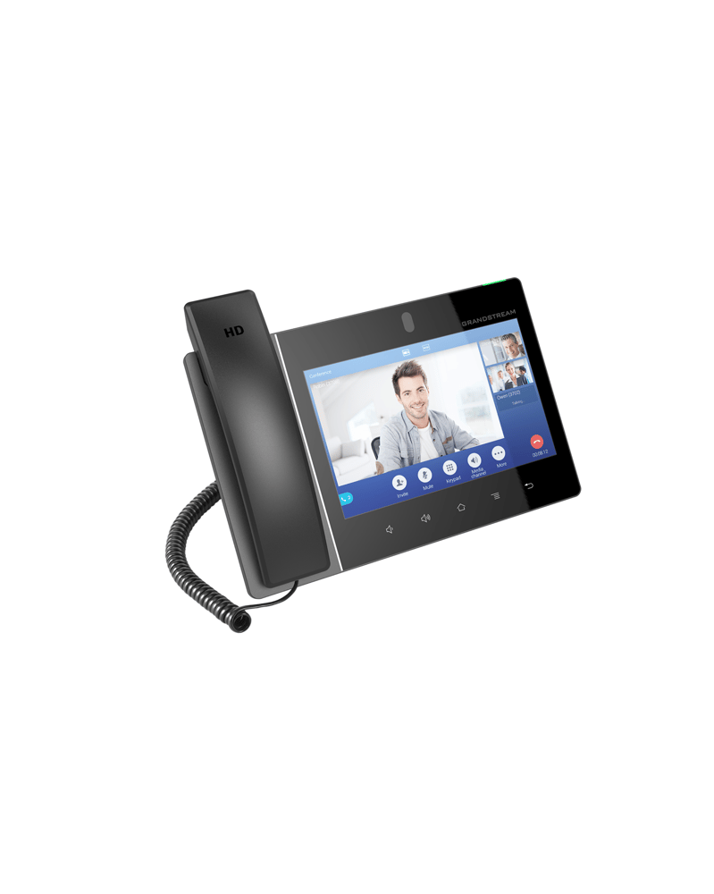 Grandstream GXV3480 هاتف فيديو IP يعمل بنظام Android بشاشة 8″ و16 خطًا
