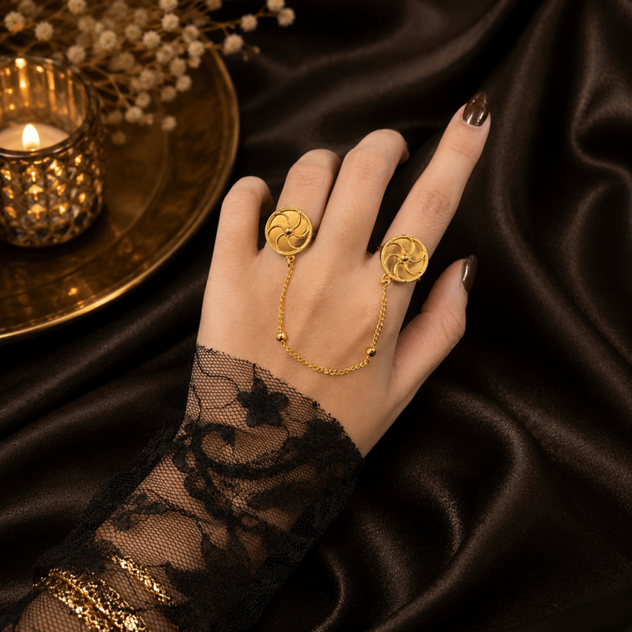خاتم أوتار الدوائر المتداخلة – بديل الذهب