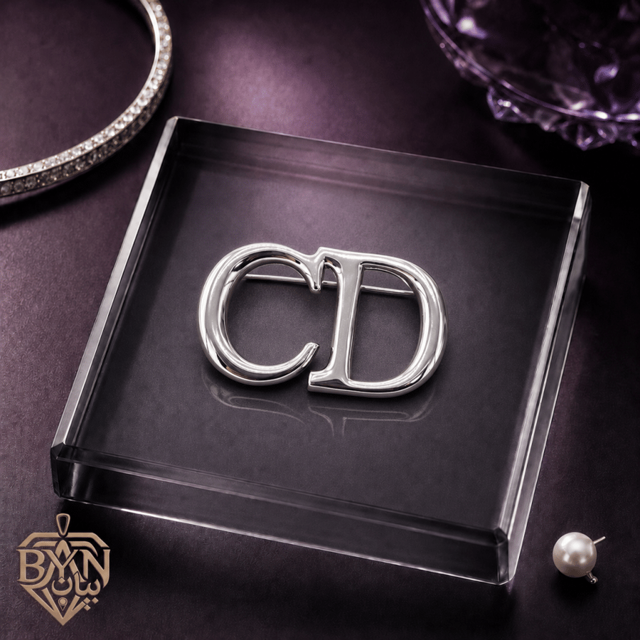 بروش ديور هاي كوالتي فضي بتصميم CD