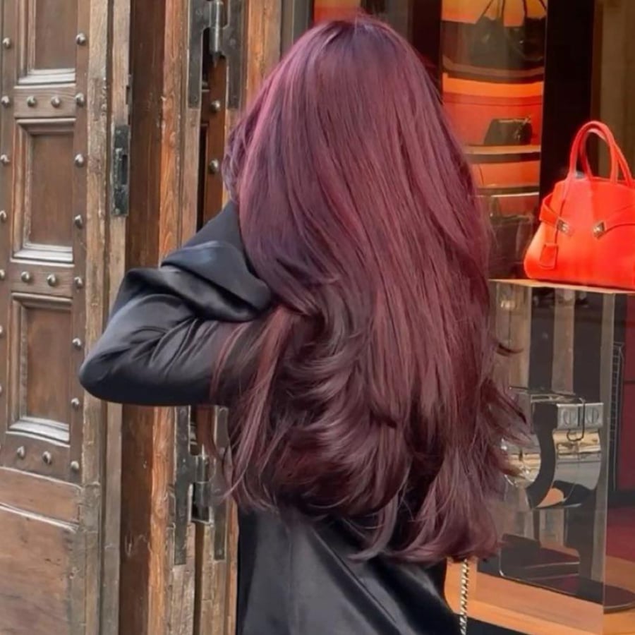 صبغه نباتي  دائمه برغندي