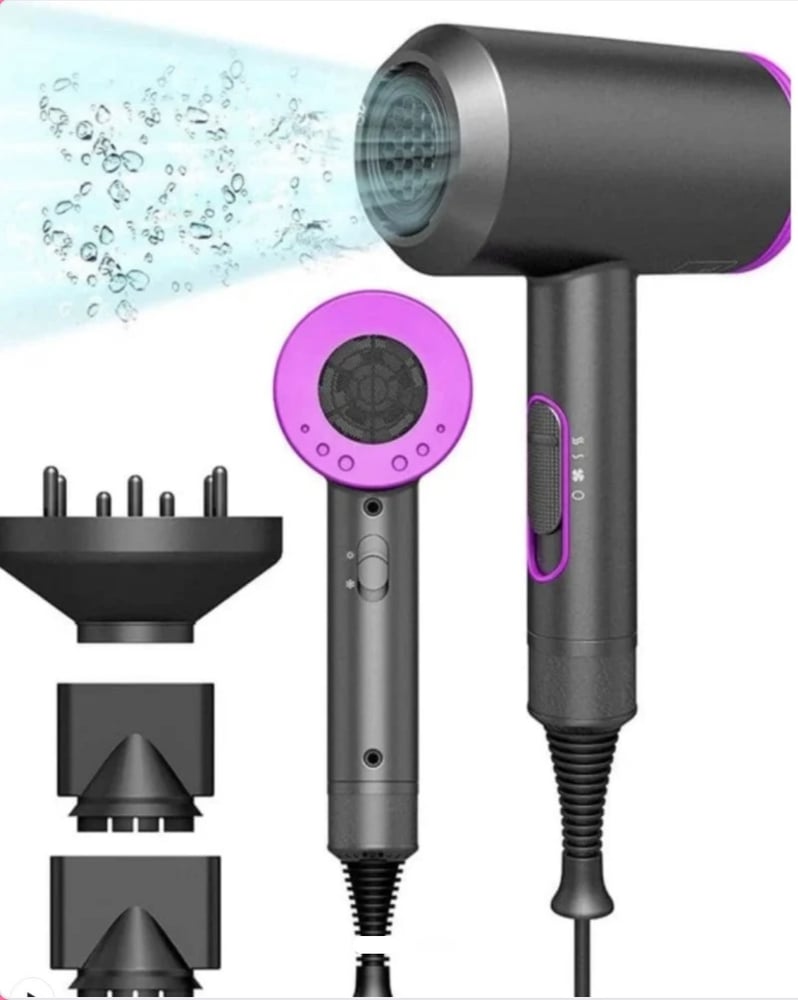 Hair dryer with 1800 watt power