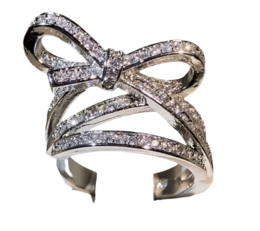 خاتم فيونكة لامع | Spark Bow Ring