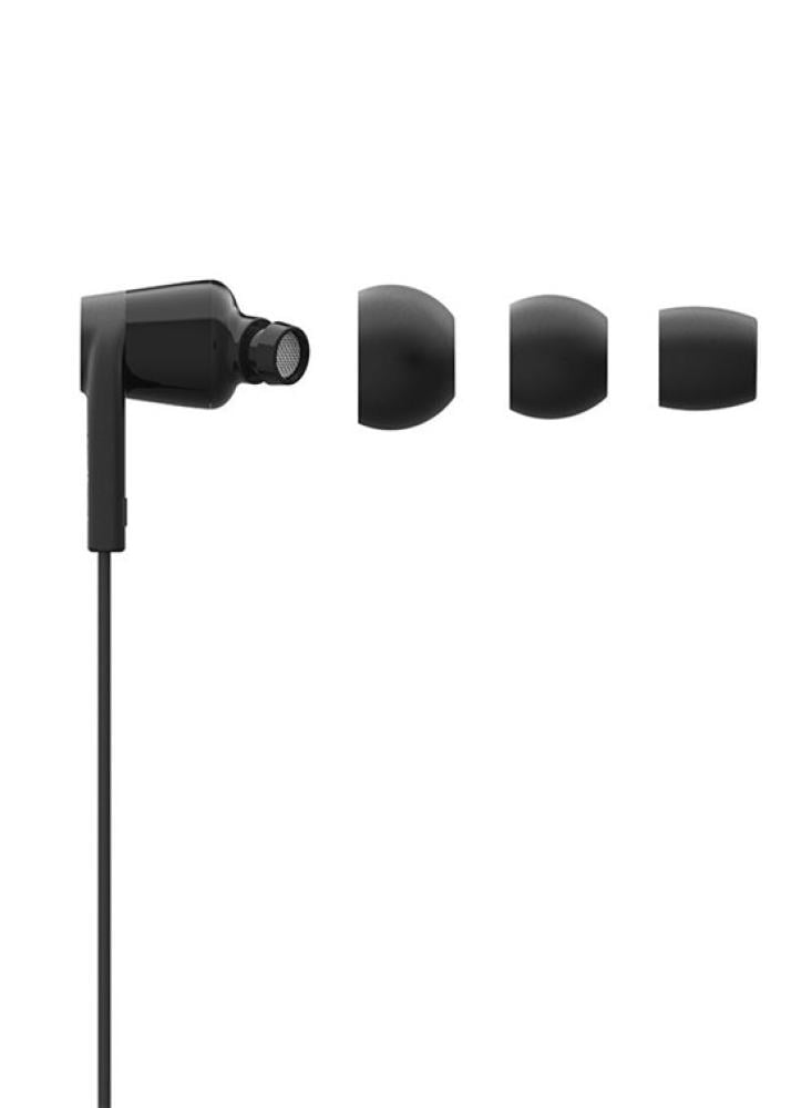 سماعة أذن داخلية Belkin SoundForm معتمدة MFi مع موصل Lightning وميكروفون