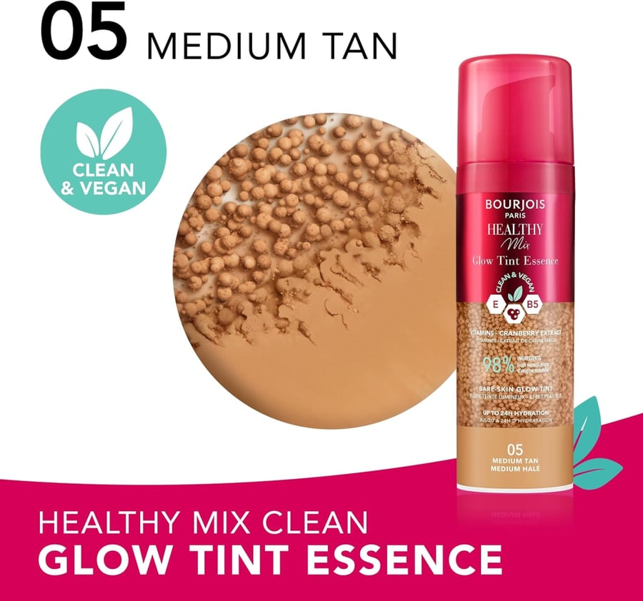 Bourjois Healthy Mix Glow Teint Essence Foundation Medium Tan 05