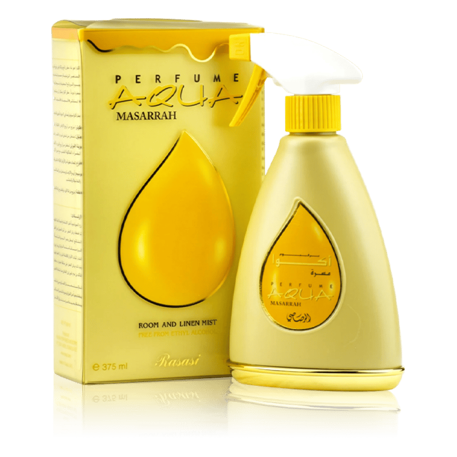 رصاصي أكوا مسرة معطر جو للغرفة والشراشف 375مل