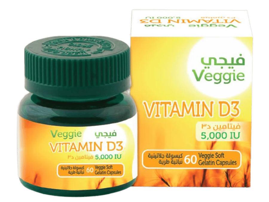 Veggie Vitamin D3 5000 Iu 60 Capsules