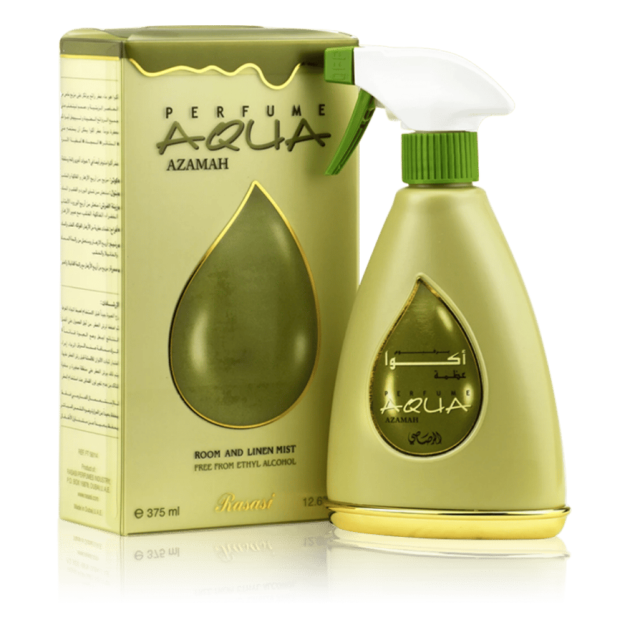 رصاصي أكوا عظمة معطر جو معطر للغرفة و الشراشف 375مل