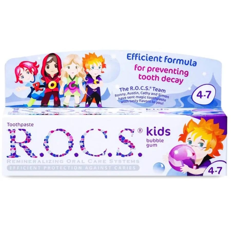R.O.C.S Toothpaste Kids Bubble Gum 35Ml