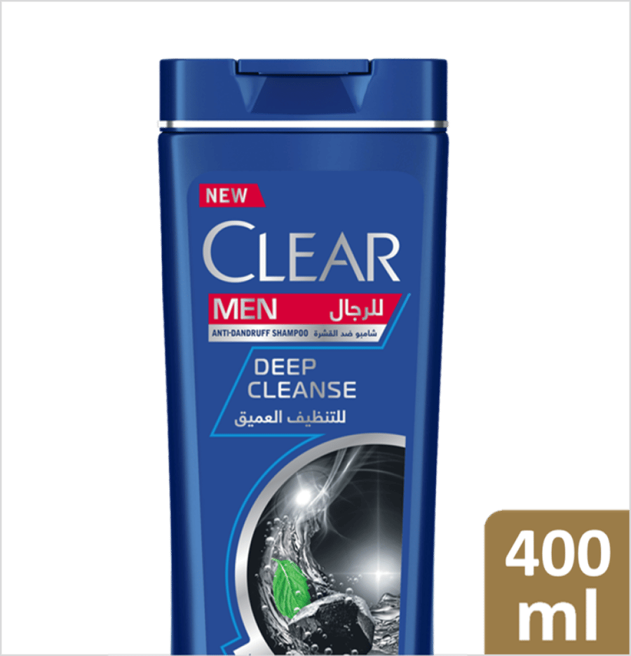 Clear Deep Cleanse Men Shampoo 400Ml New