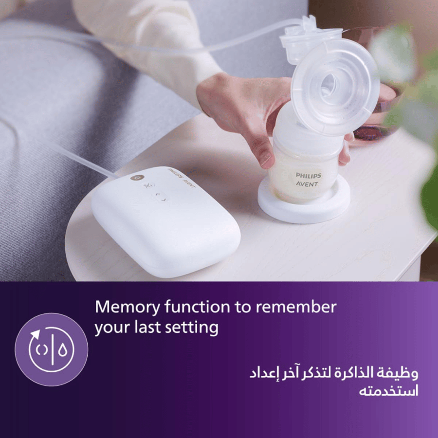 افينت مضخة حليب كهربائية مفردة بريميوم SCF392/11