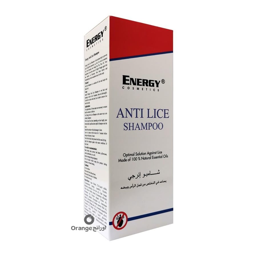 Energy Antilice Shampoo With Comb 250Ml