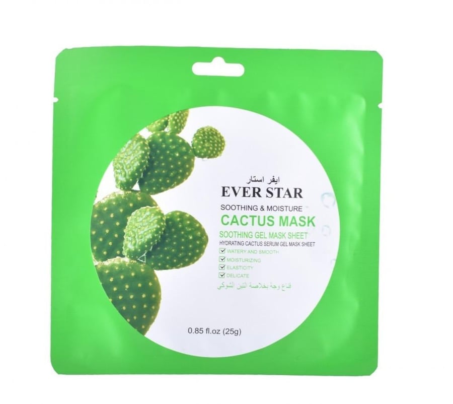 Ever Star Cactus Mask Soothing & Moisture 25G