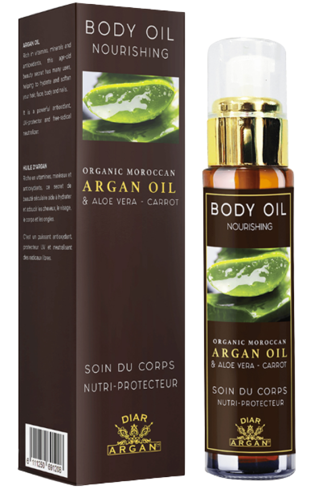 Diar Argan Body Oil Nourishing Aloe Vera Carrot 50Ml