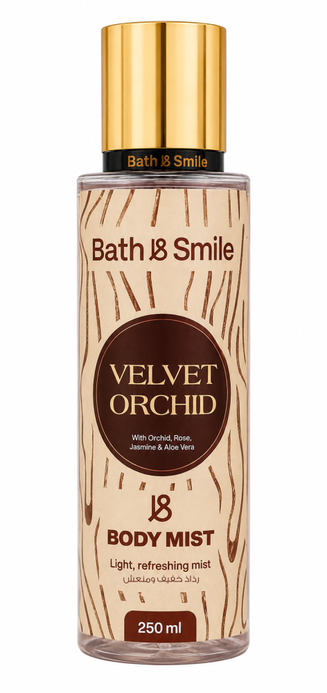 Bath & Smile Velvet Orchid Body Mist 250Ml