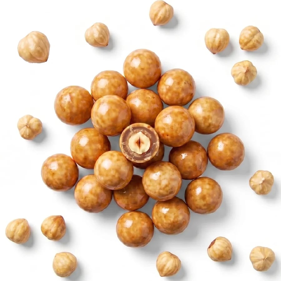 Caramel hazelnut slippers
