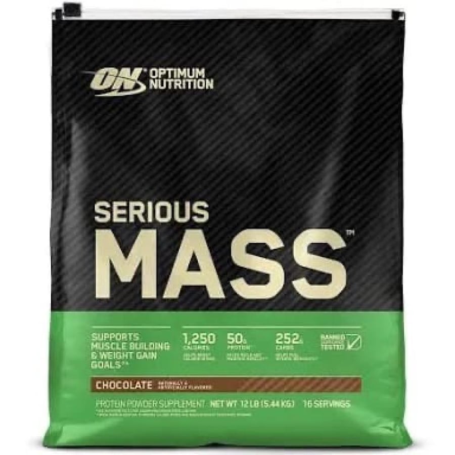 Optimum Nutrition Serious Mass Chocolate 12 Pounds