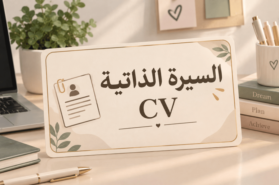 سيرة ذاتية CV عربي