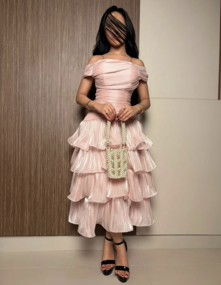 Soft layered dress