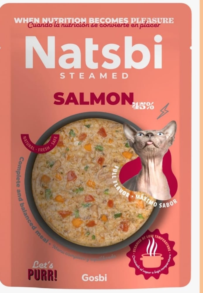 Natsubi Wet Food steamed salmon