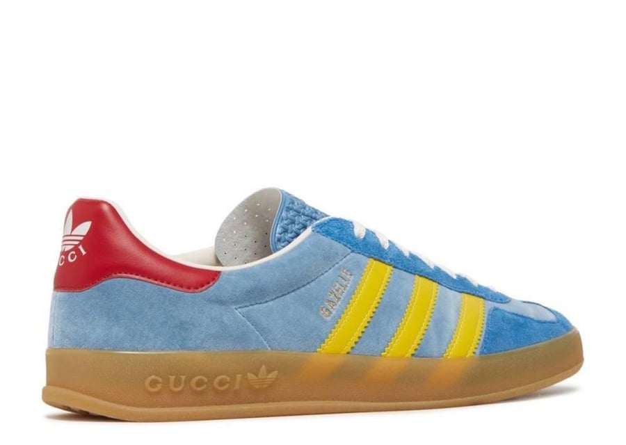 ADIDAS X GUCCI GAZELLE 'LIGHT BLUE SUEDE