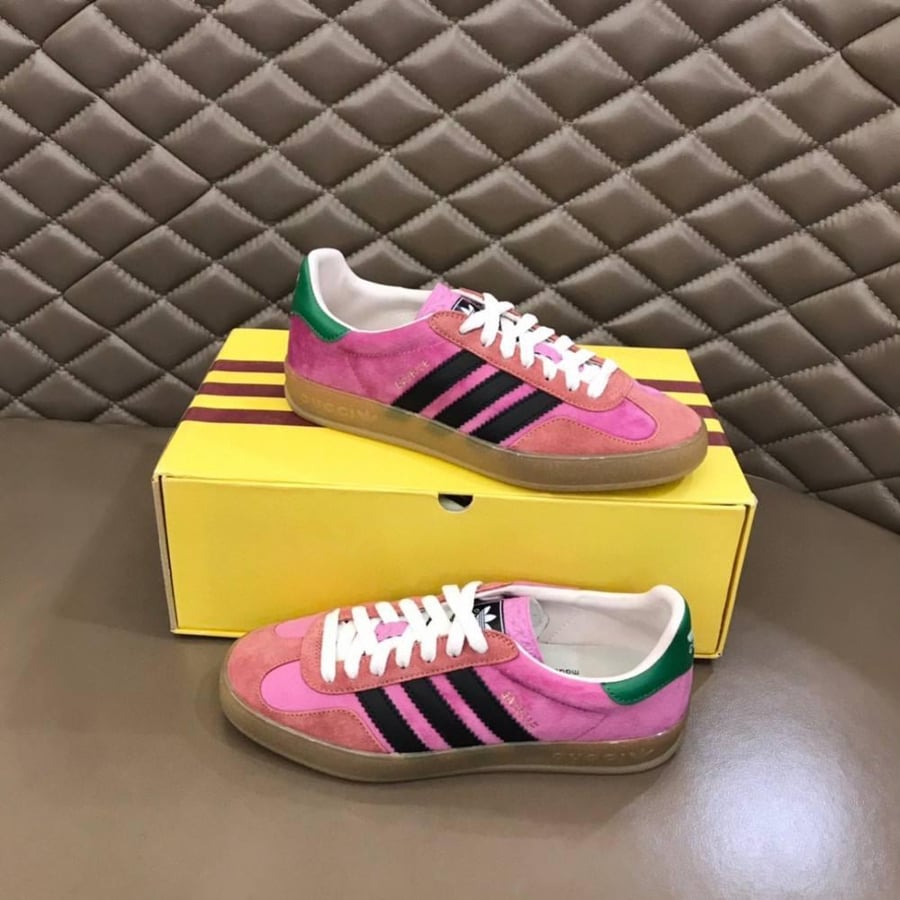 GUCCI X GAZELLE 'PINK VELVET
