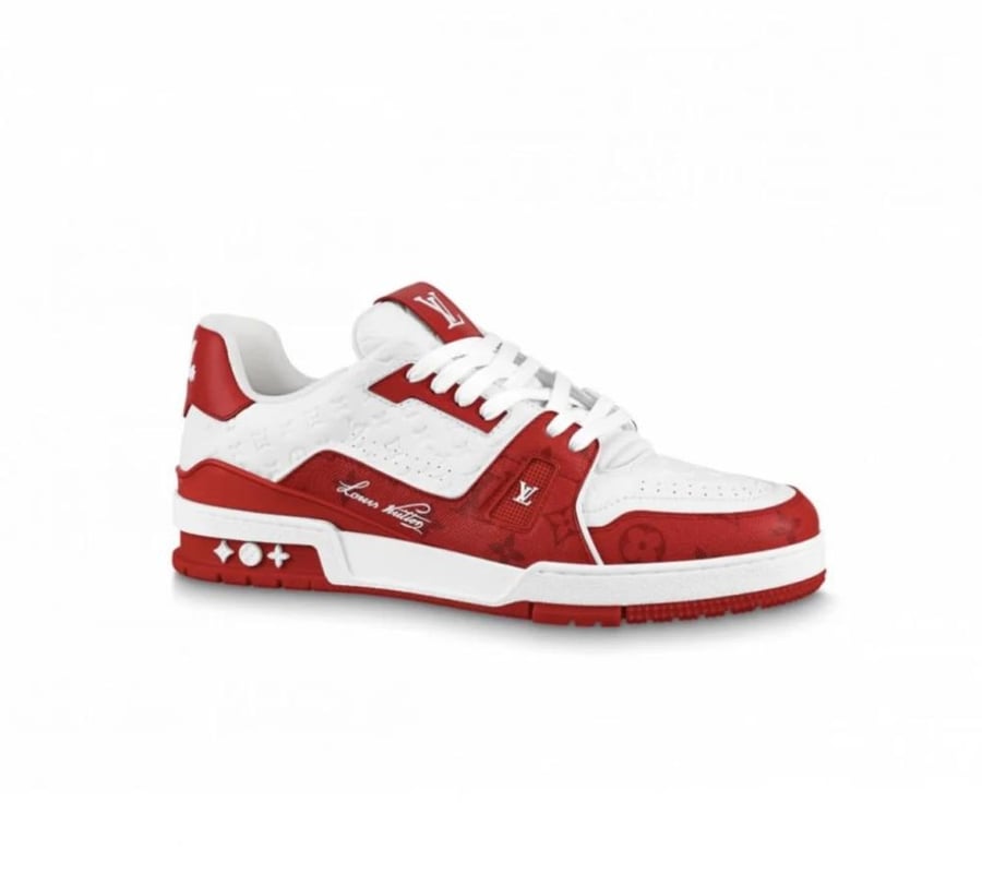 LV TRAINER (RED) SNEAKER