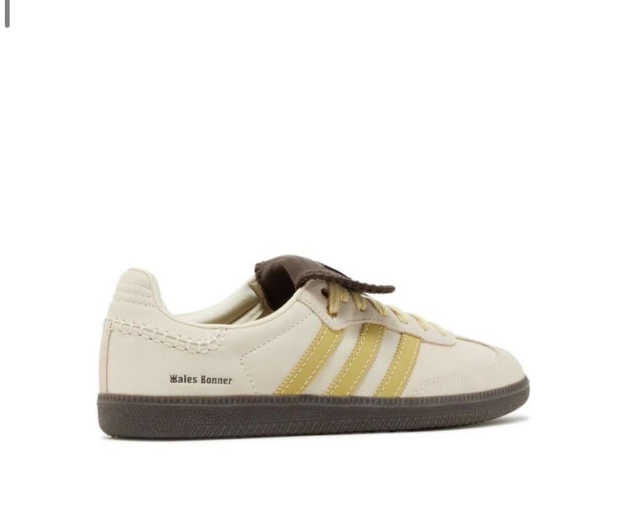 WALES BONNER X SAMBA 'SILVER WALES BONNER X SAMBA 'ECRU TINT YELLOW'