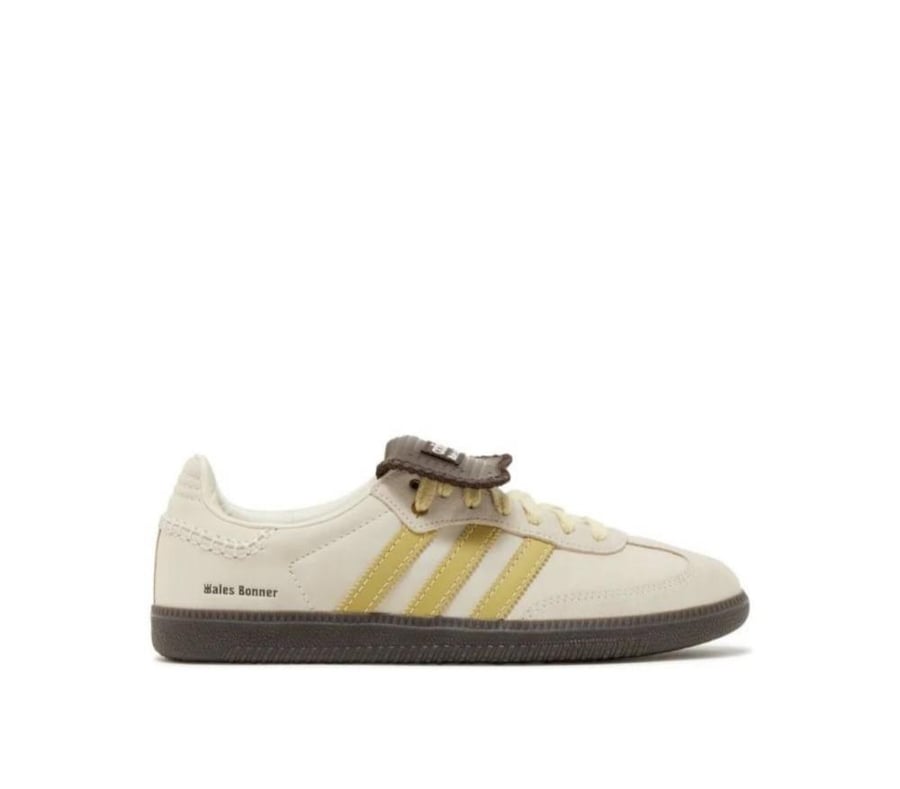 WALES BONNER X SAMBA 'SILVER WALES BONNER X SAMBA 'ECRU TINT YELLOW'