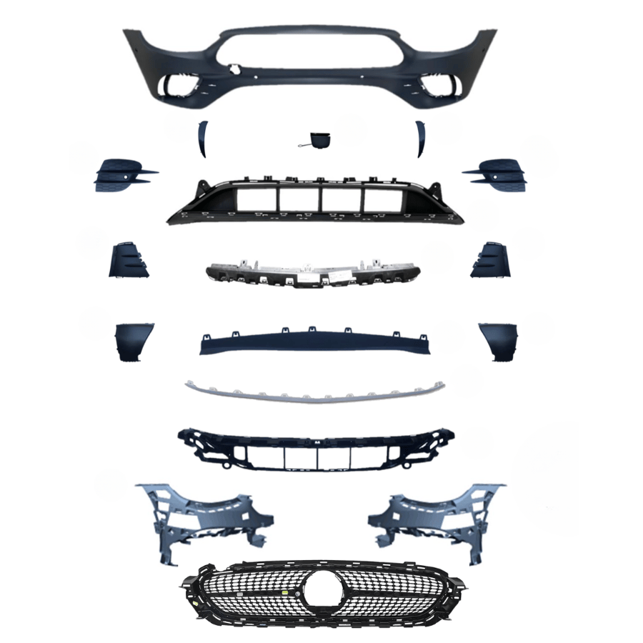 Front bumper E-Class 2021-2023 Mercedes AMG complete