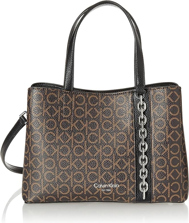 Calvin Klein bag medium size signature brown