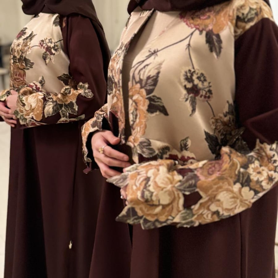 عباية مشجرة ورد