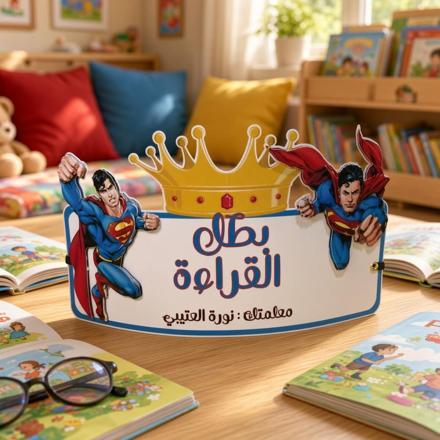 عرض تاج التعزيز بطل القراءة لليوم الوطني