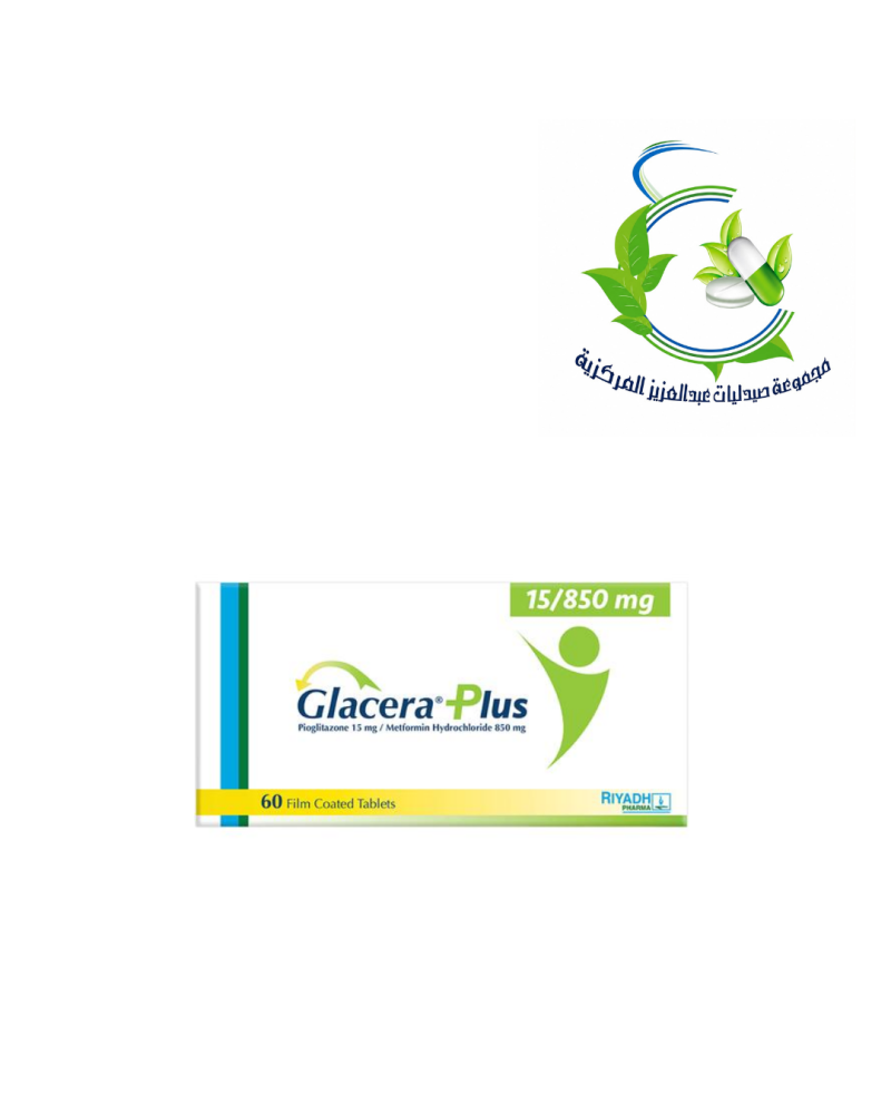 glaceria plus 15/850mg 60tab