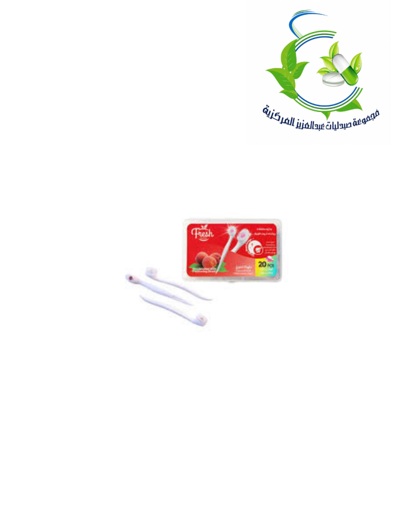 فريش فرشاة أسنان بنكهة الخوخ