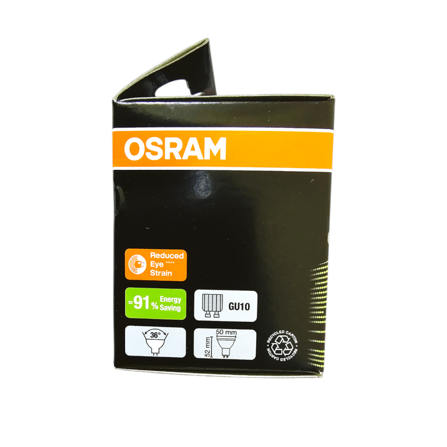 لمبة سبوت GU10 جي يو تن 4.5 وات بورسلان 2700K - اوسرام  OSRAM