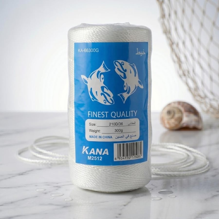 Tomorrow, construction thread and 300 gram white nylon scale - KANA