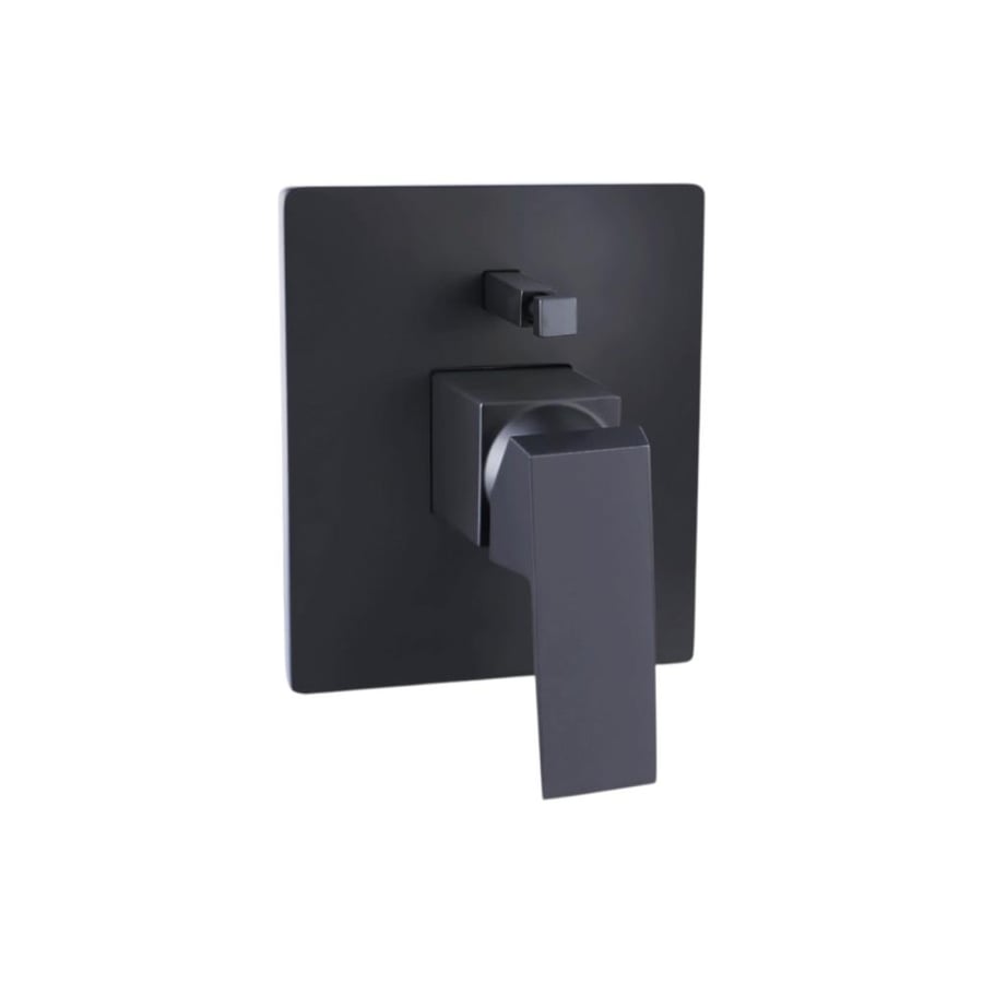 وجه مسكة خلاط دفن مخفي خطين مربع متوافق مع قلب جروهي GROHE أسود - بلاك إفن Black Even