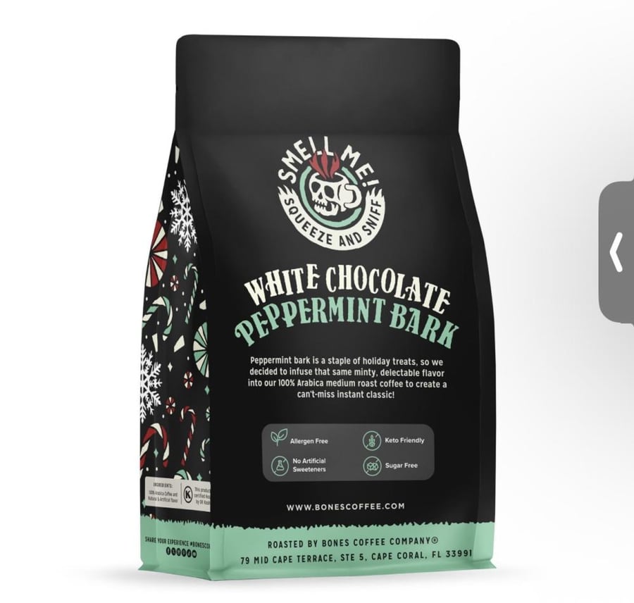 White Chocolate Peppermint bark