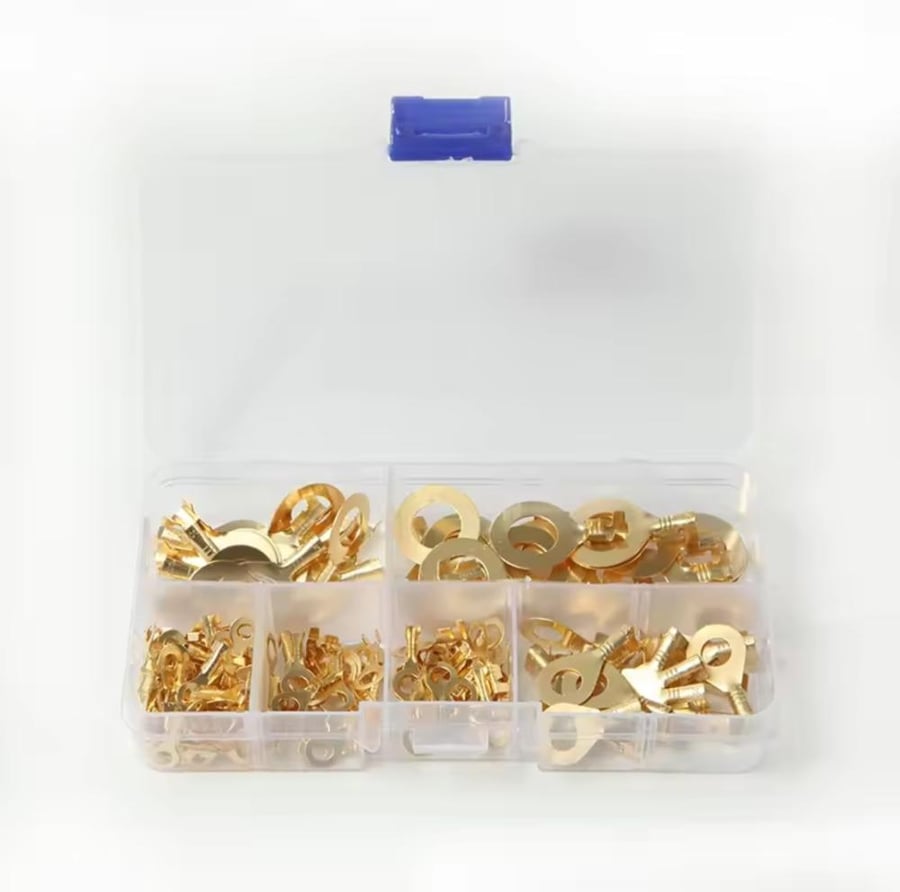 150 copper pieces for connecting cables and wires and extensions