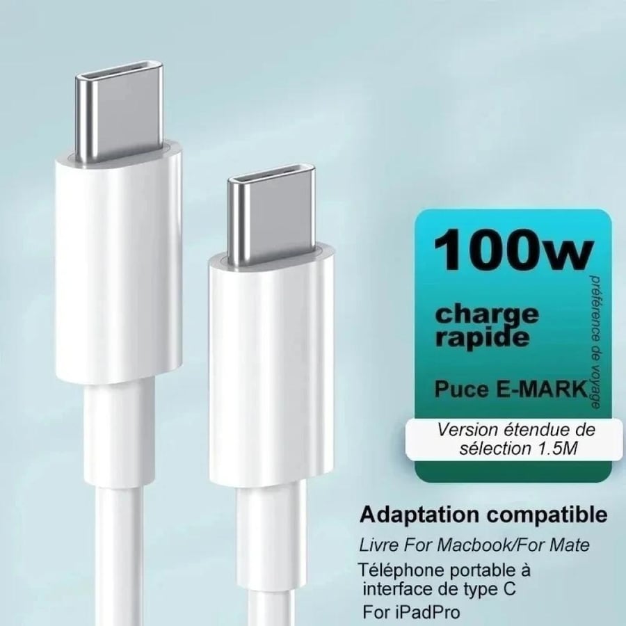 كابل شحن سريع USB من النوع C
